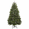 Tekojoulukuusi 300 LED-valoilla Vihreä 300 cm PVC ja metalli