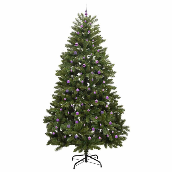 Tekojoulukuusi 300 LED-valoilla Vihreä 300 cm PVC ja metalli