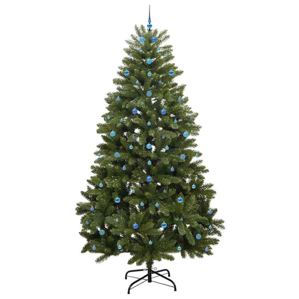 Tekojoulukuusi 300 LED-valoilla Vihreä 300 cm PVC ja metalli