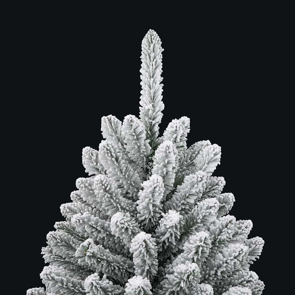 Tekojoulukuusi, 120 cm, vihreä sekä valkoinen, PVC ja metalli