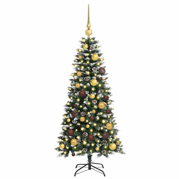 Tekojoulukuusi Vihreä 120 cm PVC, muovi ja teräs