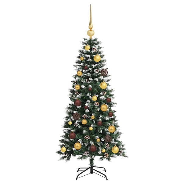 Tekojoulukuusi Vihreä 120 cm PVC, muovi ja teräs