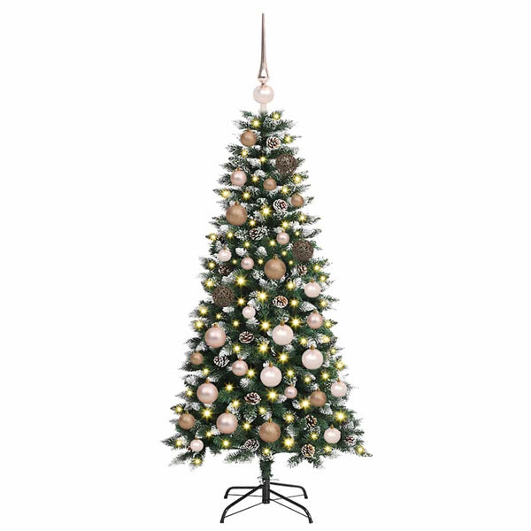 Tekojoulukuusi Vihreä 120 cm PVC, muovi ja teräs