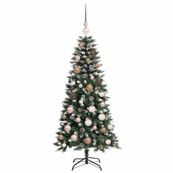 Tekojoulukuusi Vihreä 120 cm PVC, muovi ja teräs