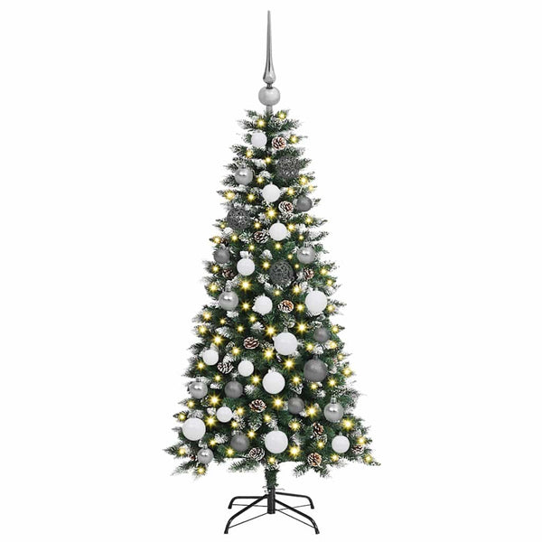 Tekojoulukuusi Vihreä 120 cm PVC, muovi ja teräs