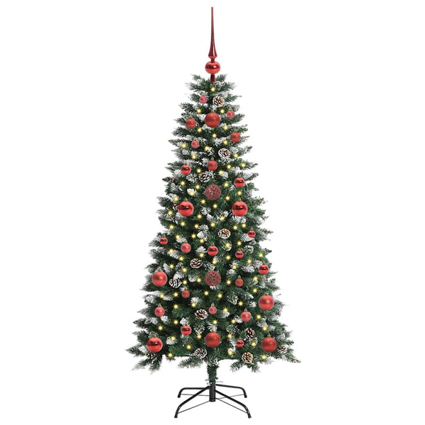 Tekojoulukuusi Vihreä 120 cm PVC, muovi ja teräs
