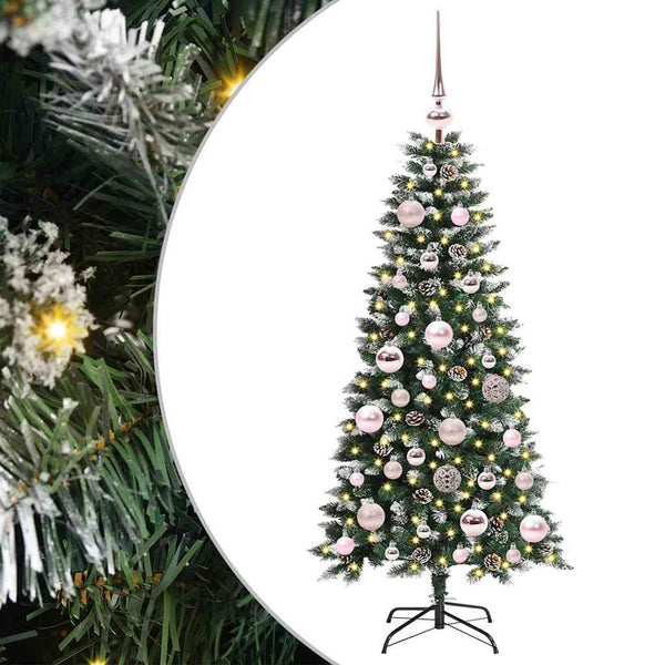 Tekojoulukuusi Vihreä 120 cm PVC, muovi ja teräs
