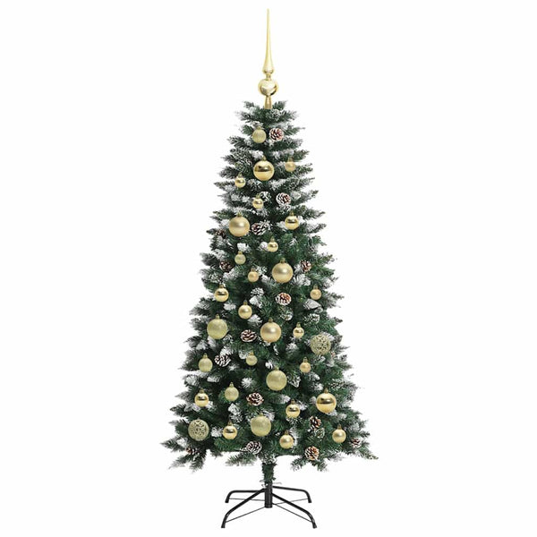 Tekojoulukuusi Vihreä 120 cm PVC, muovi ja teräs