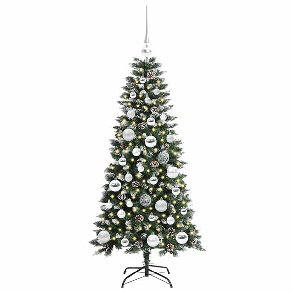 Tekojoulukuusi Vihreä 120 cm PVC, muovi ja teräs