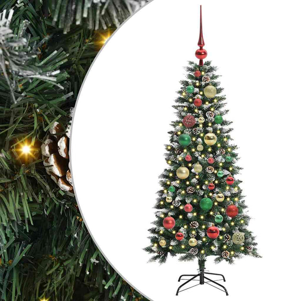 Tekojoulukuusi Vihreä 120 cm PVC, muovi ja teräs