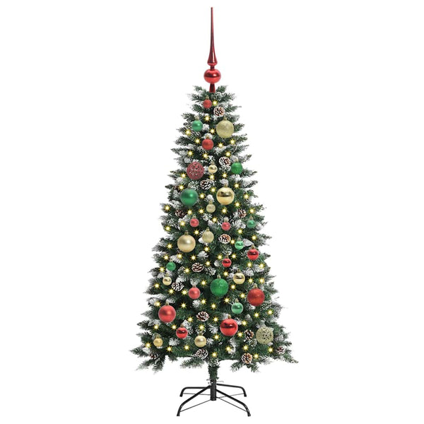 Tekojoulukuusi Vihreä 120 cm PVC, muovi ja teräs