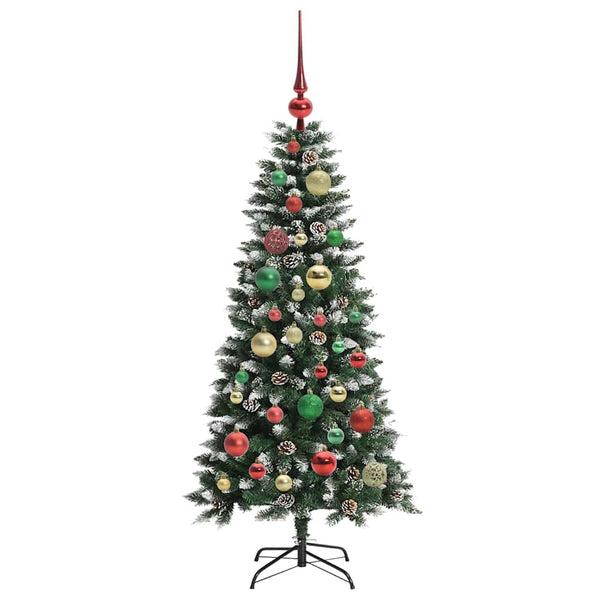 Tekojoulukuusi Vihreä 120 cm PVC, muovi ja teräs