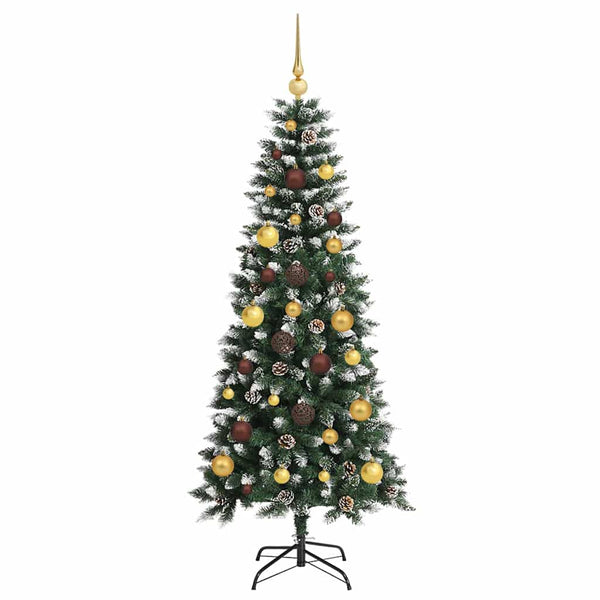 Tekojoulukuusi Vihreä 150 cm PVC, muovi ja teräs