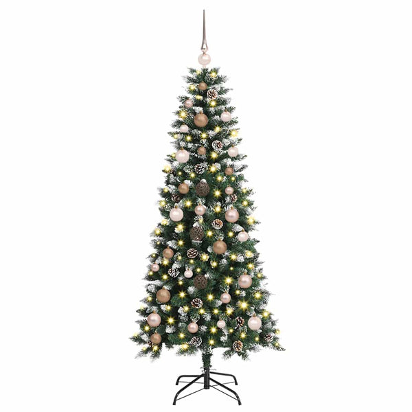 Tekojoulukuusi Vihreä 150 cm PVC, muovi ja teräs
