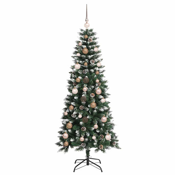 Tekojoulukuusi Vihreä 150 cm PVC, muovi ja teräs