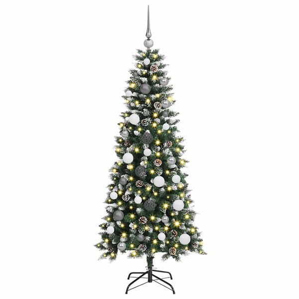 Tekojoulukuusi Vihreä 150 cm PVC, muovi ja teräs