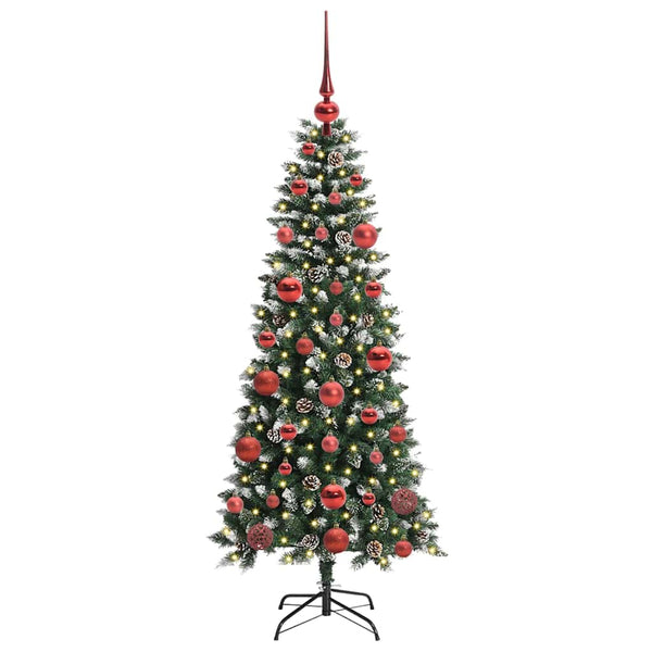 Tekojoulukuusi Vihreä 150 cm PVC, muovi ja teräs
