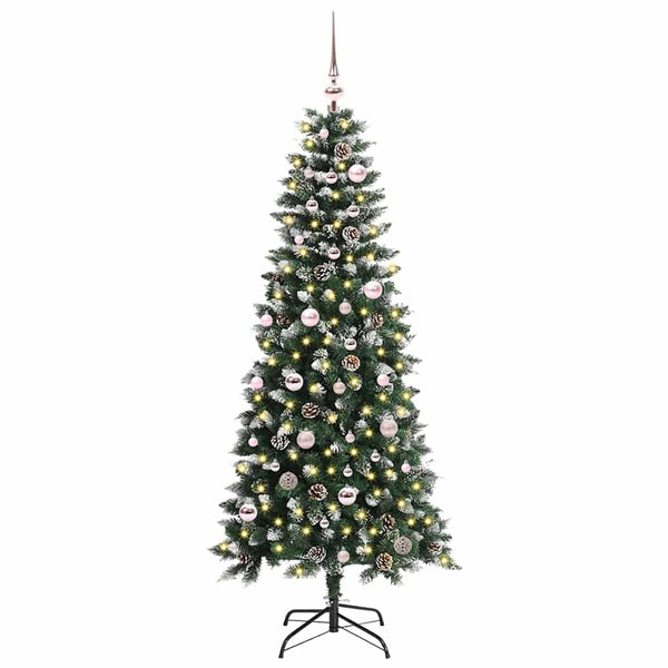 Tekojoulukuusi Vihreä 150 cm PVC, muovi ja teräs