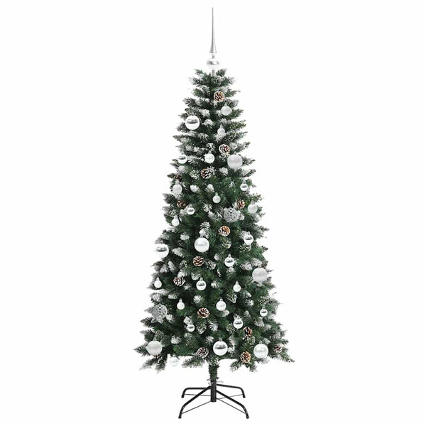 Tekojoulukuusi Vihreä 150 cm PVC, muovi ja teräs