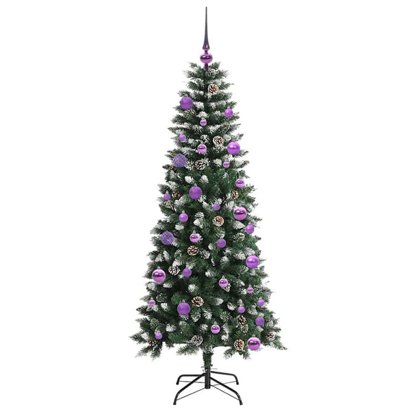 Tekojoulukuusi Vihreä 150 cm PVC, muovi ja teräs