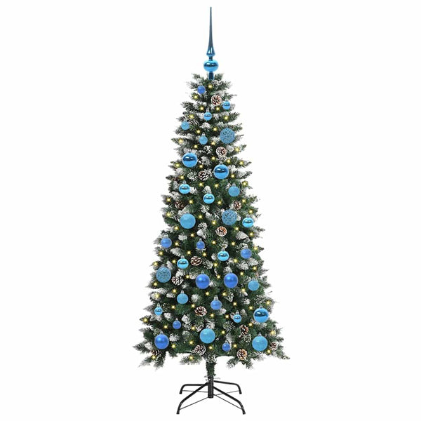 Tekojoulukuusi Vihreä 150 cm PVC, muovi ja teräs
