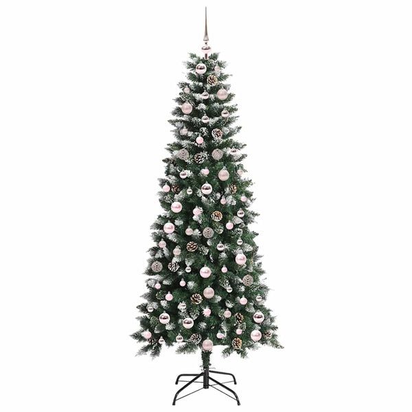Tekojoulukuusi Vihreä 180 cm PVC, muovi ja teräs