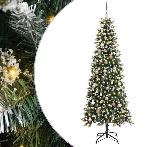 Tekojoulukuusi Vihreä 210 cm PVC, muovi ja teräs