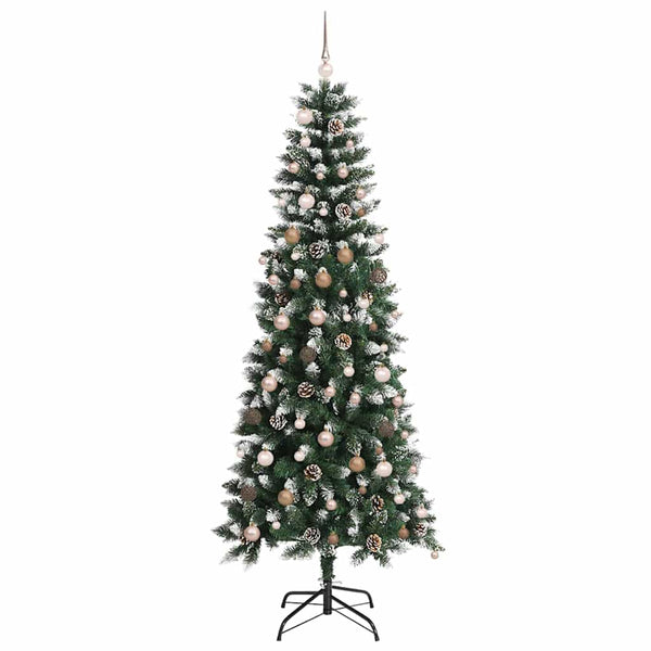Tekojoulukuusi Vihreä 210 cm PVC, muovi ja teräs