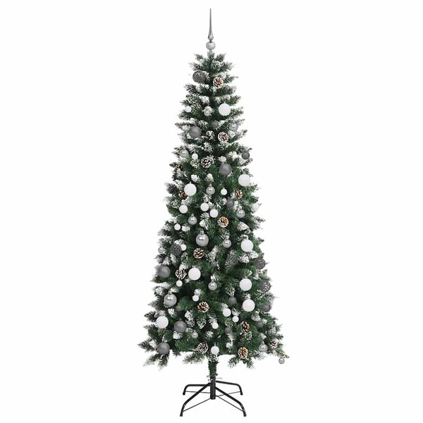 Tekojoulukuusi Vihreä 210 cm PVC, muovi ja teräs