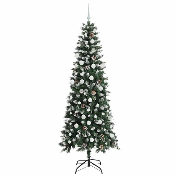 Tekojoulukuusi Vihreä 210 cm PVC, muovi ja teräs