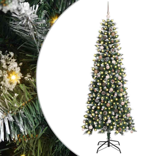 Tekojoulukuusi Vihreä 240 cm PVC, muovi ja teräs