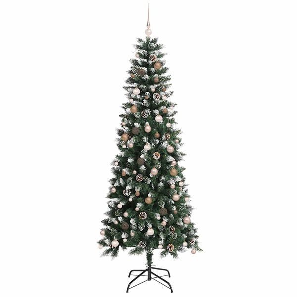 Tekojoulukuusi Vihreä 240 cm PVC, muovi ja teräs