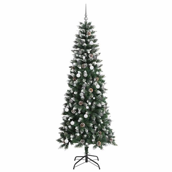 Tekojoulukuusi Vihreä 240 cm PVC, muovi ja teräs