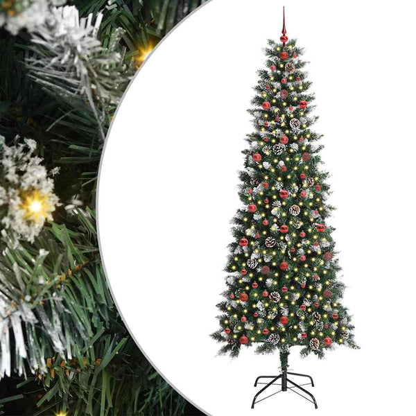Tekojoulukuusi Vihreä 240 cm PVC, muovi ja teräs