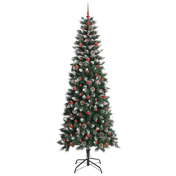 Tekojoulukuusi Vihreä 240 cm PVC, muovi ja teräs