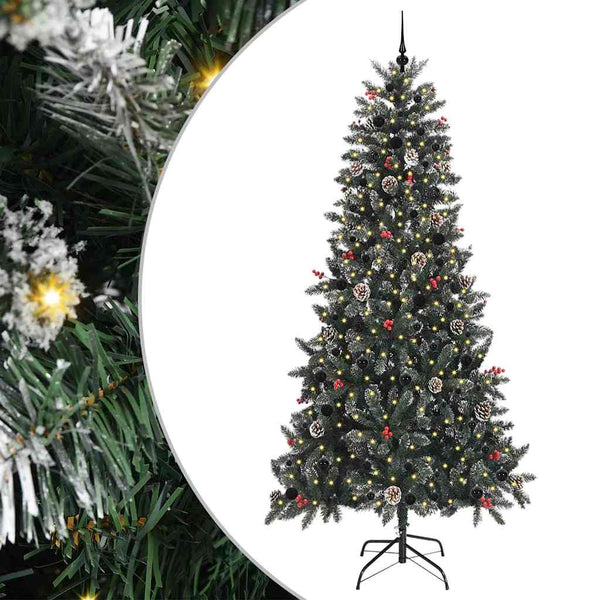Tekojoulukuusi Vihreä 240 cm PVC, muovi ja teräs