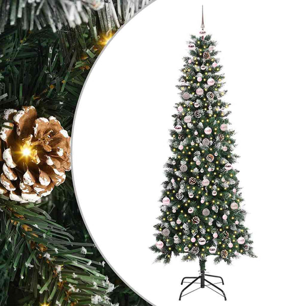Tekojoulukuusi Vihreä 240 cm PVC, muovi ja teräs