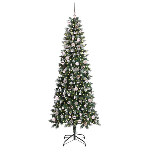 Tekojoulukuusi Vihreä 240 cm PVC, muovi ja teräs