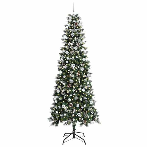 Tekojoulukuusi Vihreä 240 cm PVC, muovi ja teräs