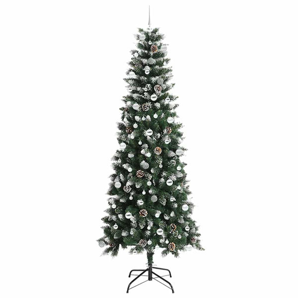 Tekojoulukuusi Vihreä 240 cm PVC, muovi ja teräs