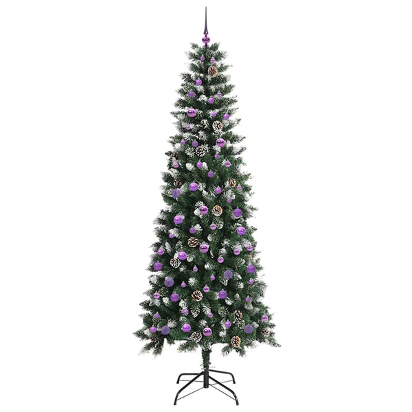 Tekojoulukuusi Vihreä 240 cm PVC, muovi ja teräs