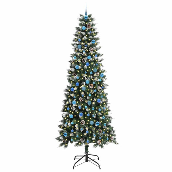 Tekojoulukuusi Vihreä 240 cm PVC, muovi ja teräs