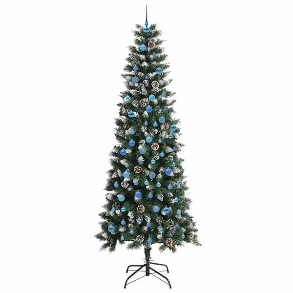 Tekojoulukuusi Vihreä 240 cm PVC, muovi ja teräs