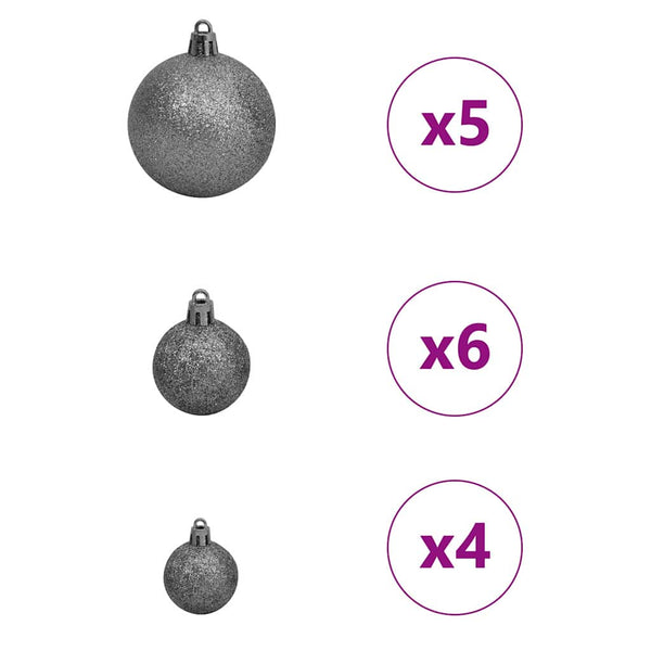 Tekojoulukuusi jalustalla Vihreä 120 cm PVC ja muovi ja teräs