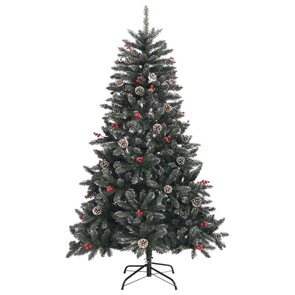 Tekojoulukuusi Vihreä 150 cm PVC ja muovi ja teräs