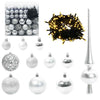 Tekojoulukuusi jalustalla Vihreä 210 cm PVC ja muovi ja teräs