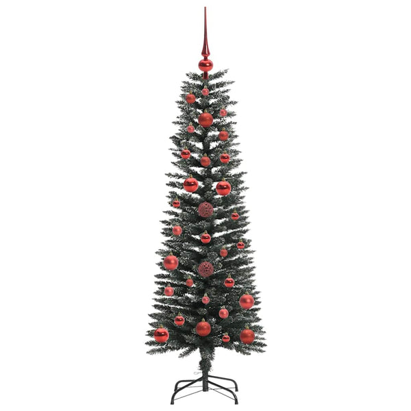 Tekojoulukuusi jalustalla Vihreä 120 cm PVC ja muovi ja teräs