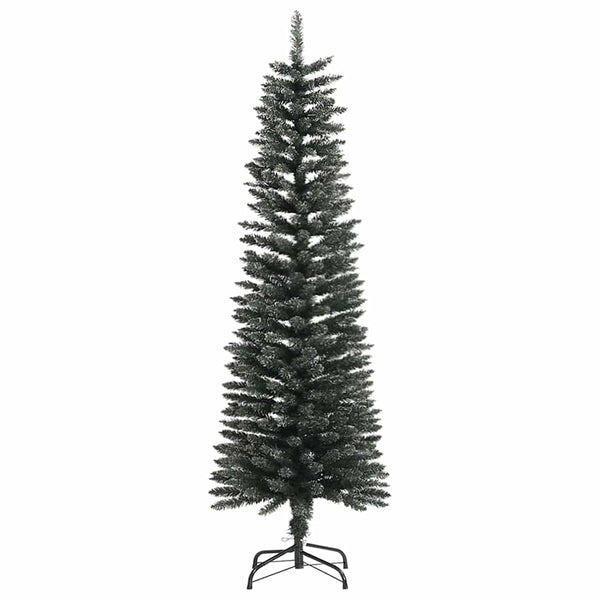 Tekojoulukuusi jalustalla Vihreä 150 cm PVC ja muovi ja teräs