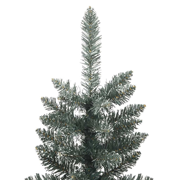 Tekojoulukuusi jalustalla Vihreä 210 cm PVC ja muovi ja teräs