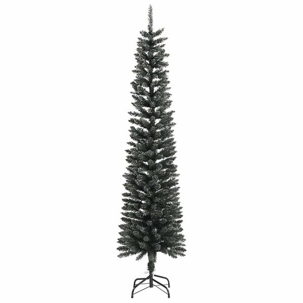 Tekojoulukuusi jalustalla Vihreä 240 cm PVC ja muovi ja teräs